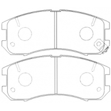 PN-5331 JNBK Колодки тормозные