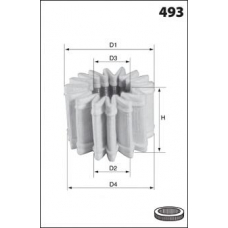 EL697 MECAFILTER Воздушный фильтр