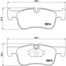 8DB 355 020-201 HELLA PAGID Комплект тормозных колодок, дисковый тормоз