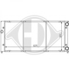 8138126 DIEDERICHS Радиатор, охлаждение двигателя