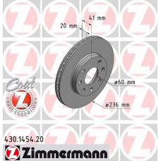 430.1454.20 ZIMMERMANN Тормозной диск