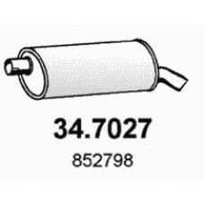 34.7027 ASSO Глушитель выхлопных газов конечный