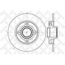 6020-1947-SX STELLOX Тормозной диск