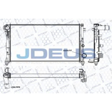 RA0111310 JDEUS Радиатор, охлаждение двигателя