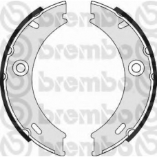 S 50 513 BREMBO Комплект тормозных колодок, стояночная тормозная с