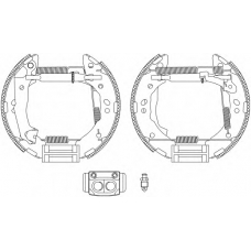 MSP319 MINTEX Комплект тормозных колодок