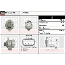 DRA0278 DELCO REMY Генератор