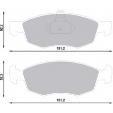 430216171186 MAGNETI MARELLI Комплект тормозных колодок, дисковый тормоз