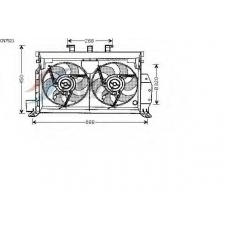 CN7521 AVA Вентилятор, охлаждение двигателя