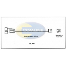 WL044 COMLINE Сигнализатор, износ тормозных колодок