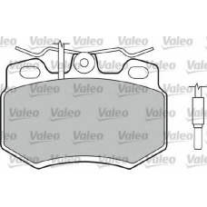 598176 VALEO Комплект тормозных колодок, дисковый тормоз