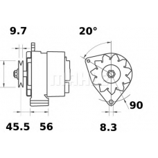 MG 598 MAHLE Генератор