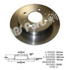 IBP-1594 IPS Parts Тормозной диск