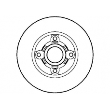 NBD 471 NATIONAL Тормозной диск