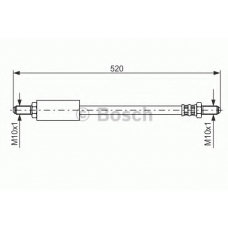 1 987 476 471 BOSCH Тормозной шланг