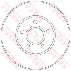 DF4277 TRW Тормозной диск