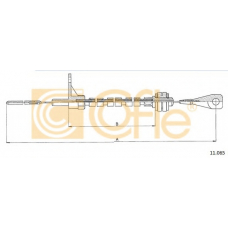 11.065 COFLE Тросик газа
