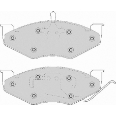 FD6607A NECTO Комплект тормозных колодок, дисковый тормоз