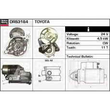 DRS3184 DELCO REMY Стартер