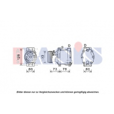 852817N AKS DASIS Компрессор, кондиционер