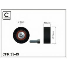 35-49 CAFFARO Натяжной ролик, поликлиновой  ремень