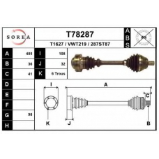 T78287 EAI Приводной вал