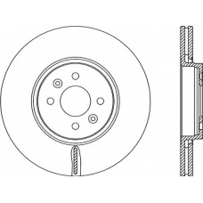 BDR2321.20 OPEN PARTS Тормозной диск