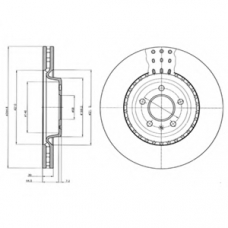 BG9110C DELPHI Тормозной диск