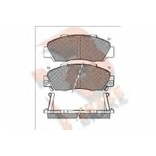 RB1019 R BRAKE Комплект тормозных колодок, дисковый тормоз