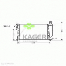 31-0881 KAGER Радиатор, охлаждение двигателя