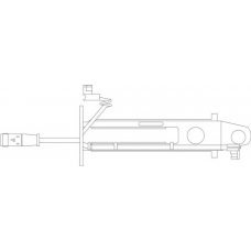 WS0236A KAWE Сигнализатор, износ тормозных колодок