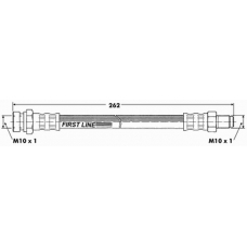 FBH6328 FIRST LINE Тормозной шланг