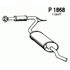 P1868 FENNO Глушитель выхлопных газов конечный