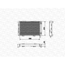 350213530000 MAGNETI MARELLI Радиатор, охлаждение двигателя