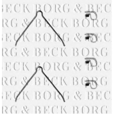 BBK1077 BORG & BECK Комплектующие, колодки дискового тормоза