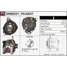 DRB0231N DELCO REMY Генератор