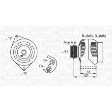 063377017010 MAGNETI MARELLI Генератор