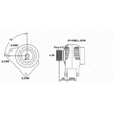 063533489010 MAGNETI MARELLI Генератор