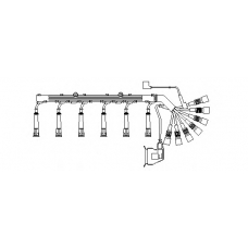 582/100 BREMI Комплект проводов зажигания