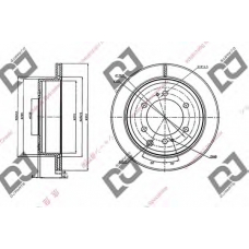 BD2073 DJ PARTS Тормозной диск