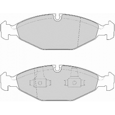 FD6934A NECTO Комплект тормозных колодок, дисковый тормоз