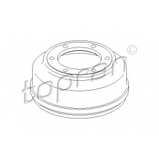 303 978 TOPRAN Тормозной барабан