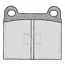 RA.0111.1 RAICAM Комплект тормозных колодок, дисковый тормоз