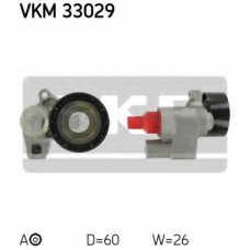 VKM 33029 SKF Натяжной ролик, поликлиновой  ремень