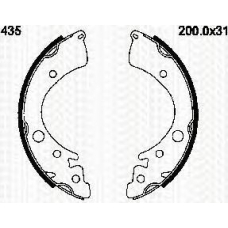 8100 40435 TRIDON Brake shoes