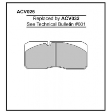 ACV025 Allied Nippon Тормозные колодки