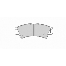 FD6867A NECTO Комплект тормозных колодок, дисковый тормоз