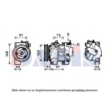 851921N AKS DASIS Компрессор, кондиционер
