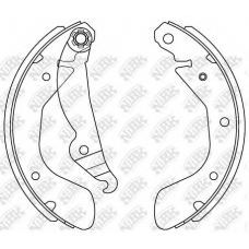 FN0533 NiBK Комплект тормозных колодок