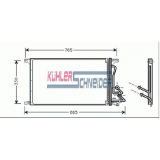 1821801 KUHLER SCHNEIDER Конденсатор, кондиционер